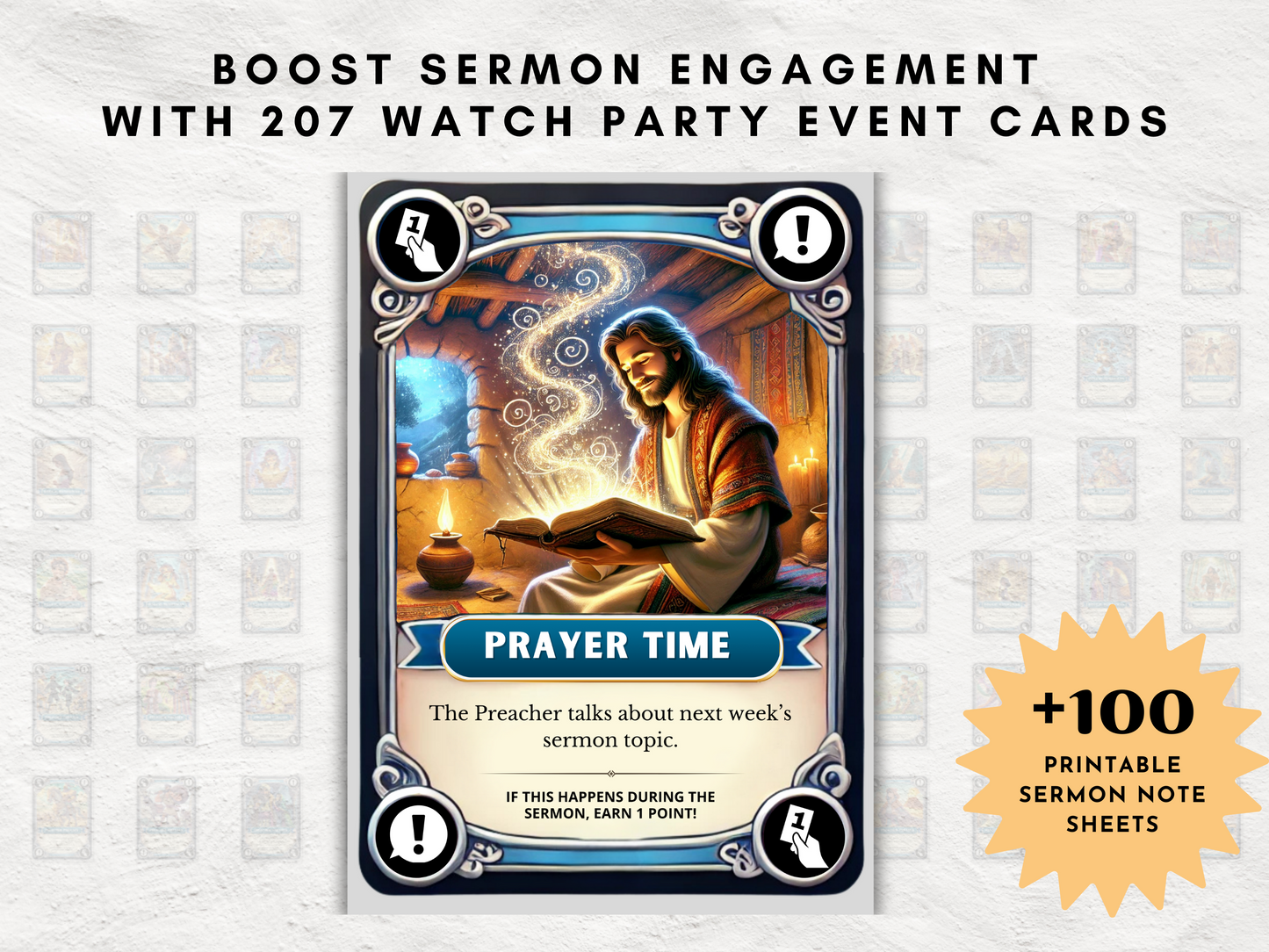 Truth Tracker: Sermon Notes and Watch Party Game | Fun & Engaging Church Activity | Boost your Sermon Engagement | Sunday Service Game