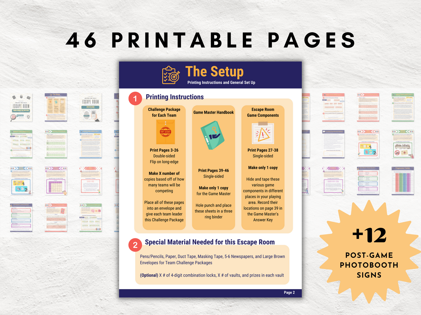 Bible Study Escape Room Game | 1 John 1 | Finding Evidence that God is Real | Church Printable Kit for Teens & Adults | Youth Group Game