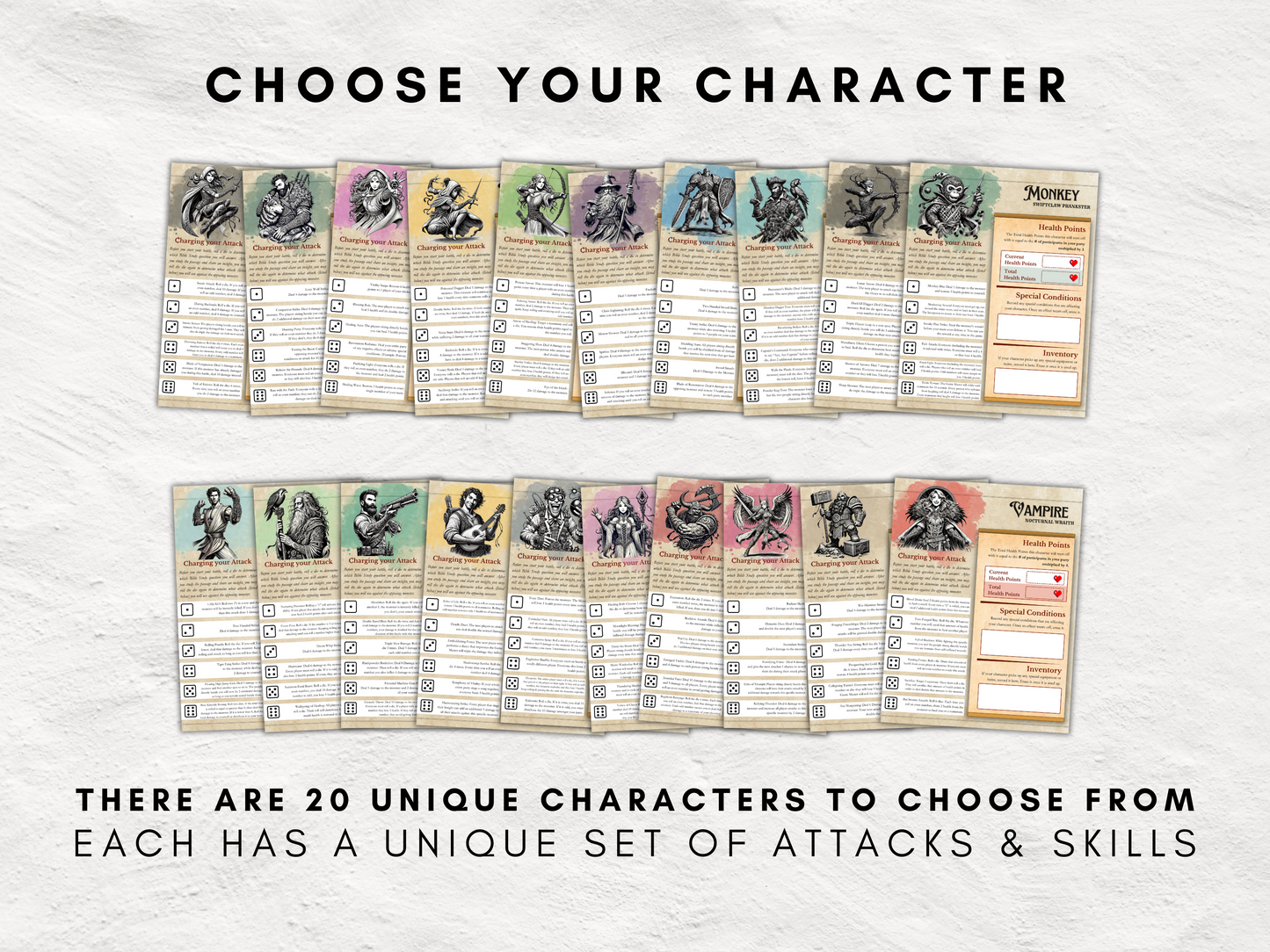 Doctrines and Dragons | Printable Inductive Bible Study Game | Tactical Turn-Based Team Game for Bible Study | Church & Youth Group Game