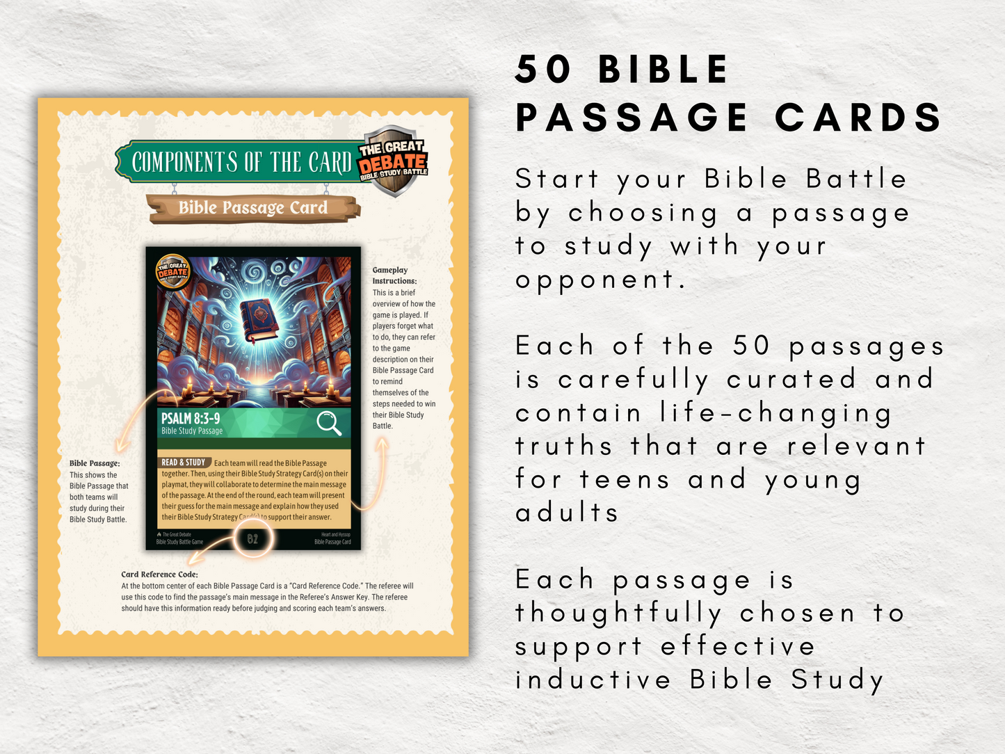 The Great Debate: Bible Study Battle β Inductive Bible Study Game, Christian Printable Game, Digital Youth Group Activity, Fun Bible Study