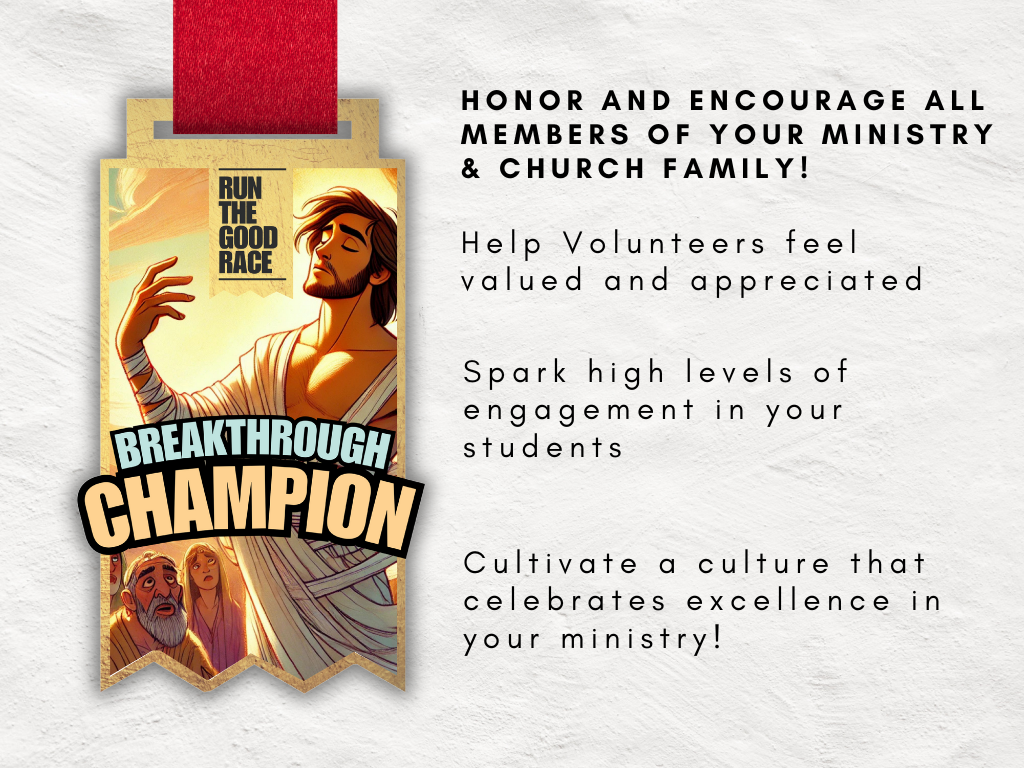 140 Unique Printable Medals for Sunday School Students, Volunteers & Parents | Bible-Inspired Awards for Ministry | Canva Template Included