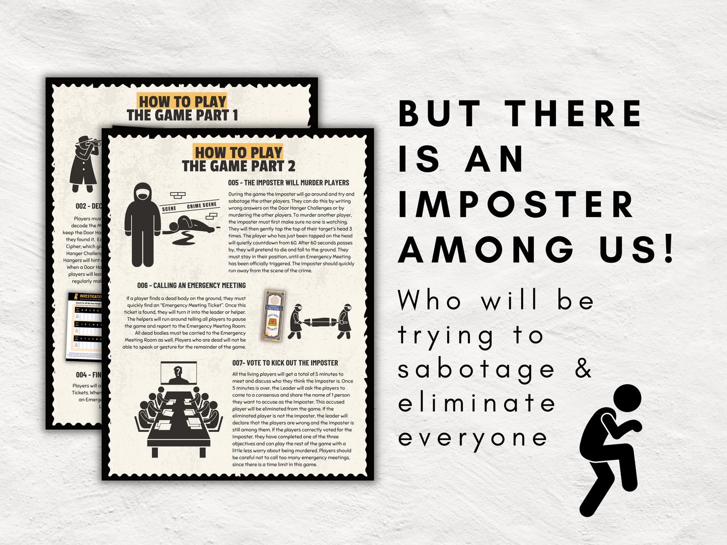 Uncover Your Spiritual Gifts | Imposter Among Us Printable Youth Group Game | Murder Mystery Team Builder Church Game | Spiritual Gift Test