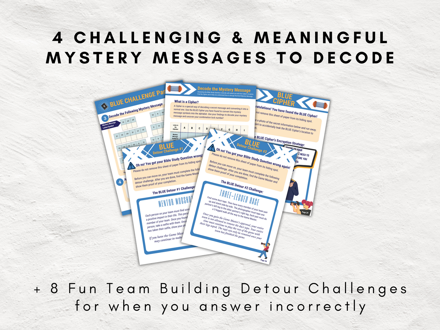 Bible Study Escape Room Game | 1 Kings 19 | Unlocking God's Great Comfort | Church Printable Kit for Teens & Adults | Youth Group Game
