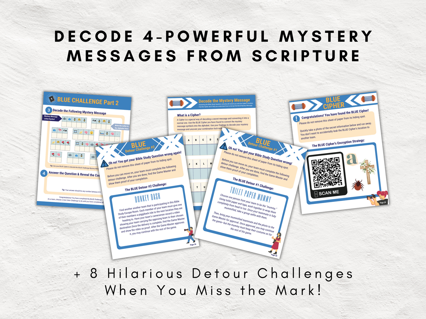 KJV | Bible Study Escape Room Kit – Love Your Neighbor (Luke 10:25-37) | Printable Youth Group Game | Digital Download | Teens Church Game