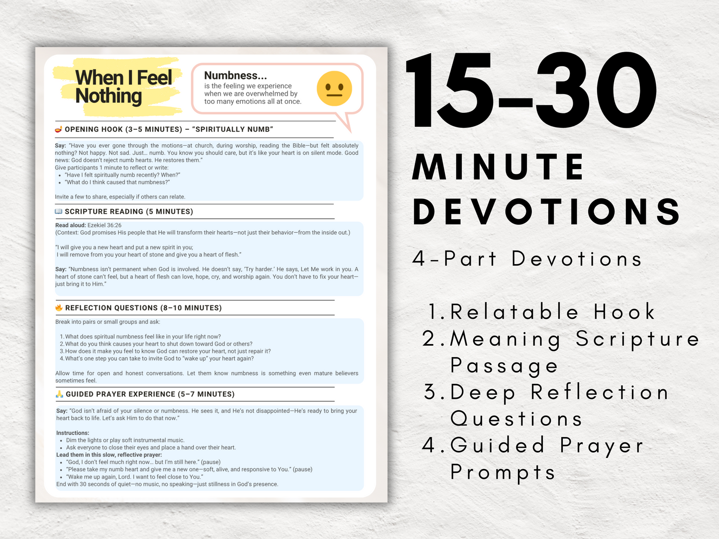 READY-SET-LEAD Devotions Jar | Christian Family & Group Devotions Toolkit | Essential Ministry Toolkit to Empower Anyone to Lead Devotions