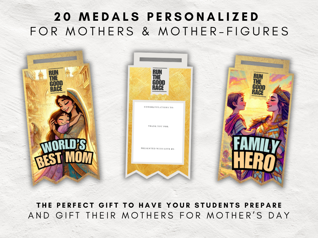 140 Unique Printable Medals for Sunday School Students, Volunteers & Parents | Bible-Inspired Awards for Ministry | Canva Template Included