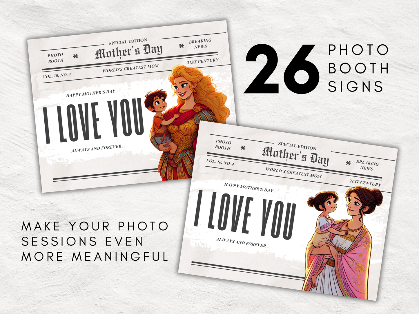 Ultimate Mother's Day Appreciation Bundle - 6 Unique Printable Gifts from Kids to Mothers, Coloring Cards, Love Coupons, Medals & More
