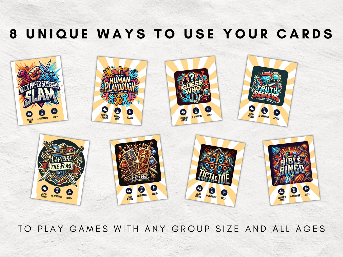 100 Printable Bible Trading Cards | Guardians of God's Word | New Testament | Christian Sunday School Reward & Collectable Game | All Ages
