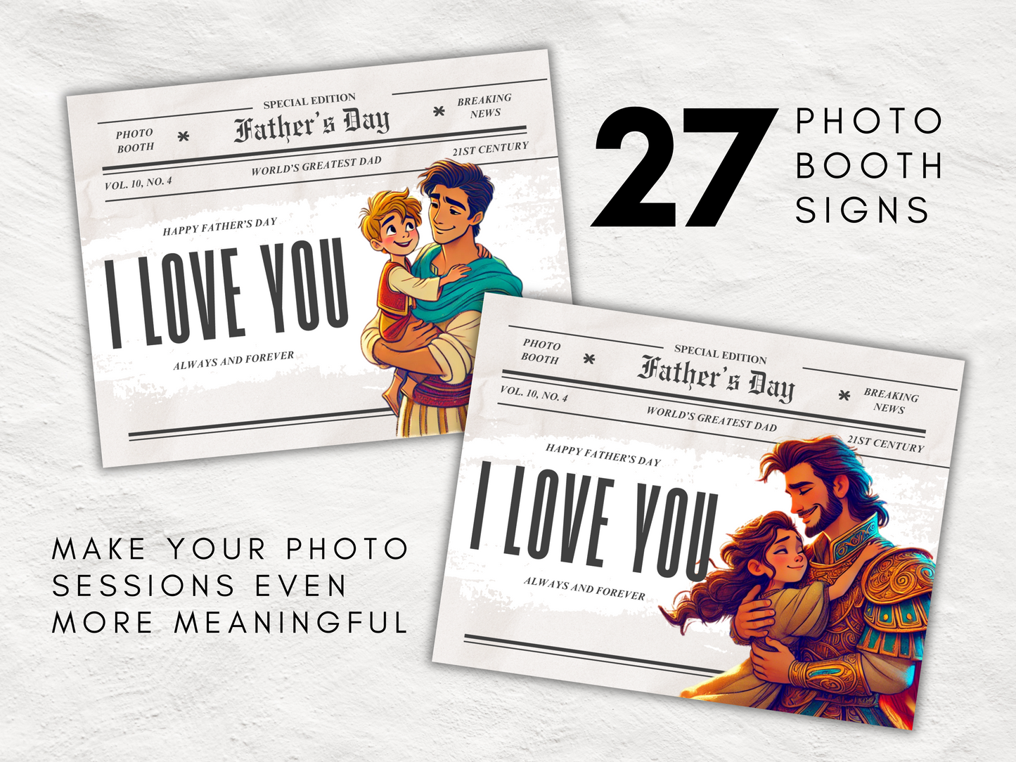 Ultimate Father's Day Appreciation Bundle - 6 Unique Printable Gifts from Kids to Fathers, Coloring Cards, Love Coupons, Medals & More