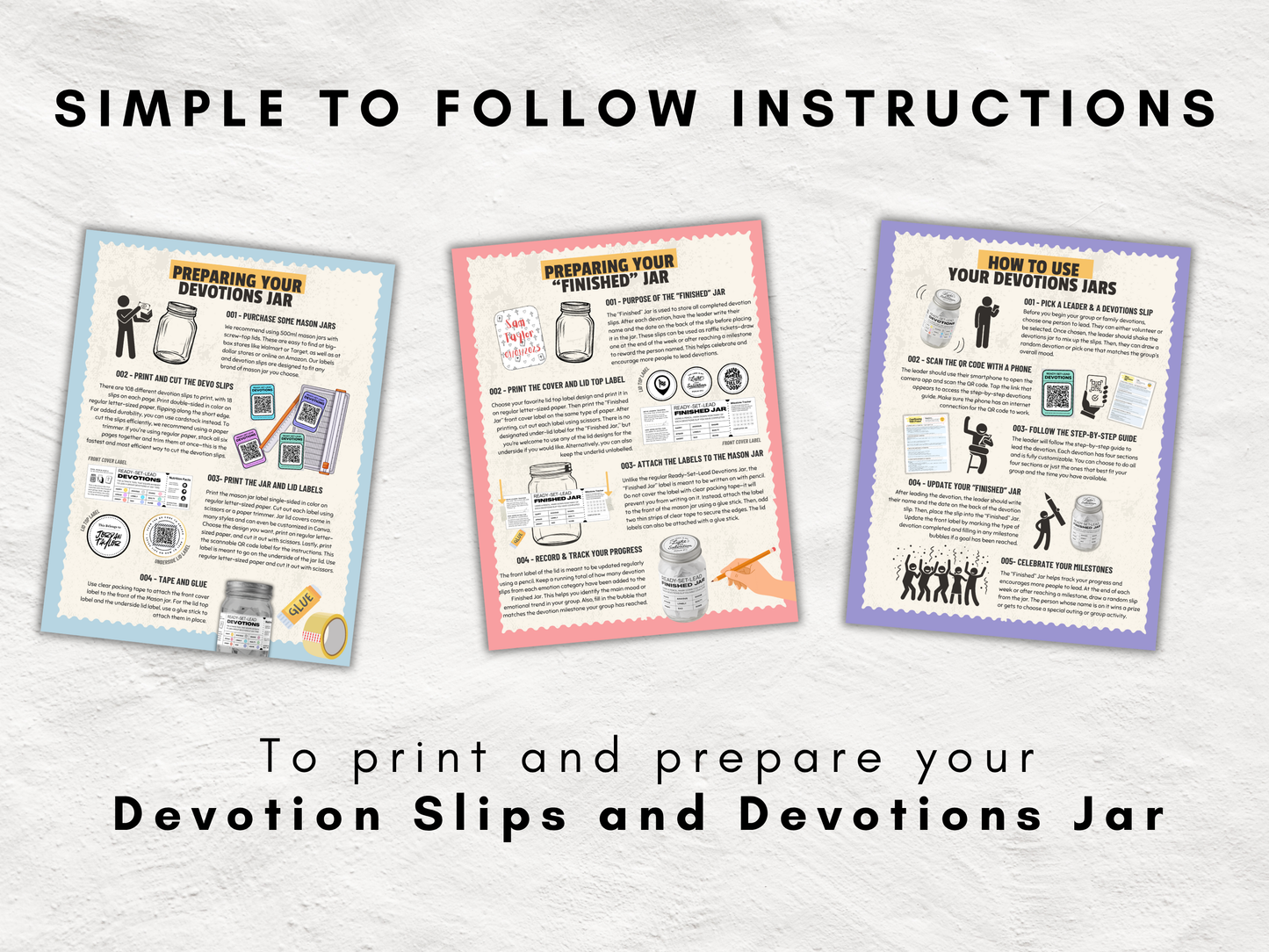 READY-SET-LEAD Devotions Jar | Christian Family & Group Devotions Toolkit | Essential Ministry Toolkit to Empower Anyone to Lead Devotions