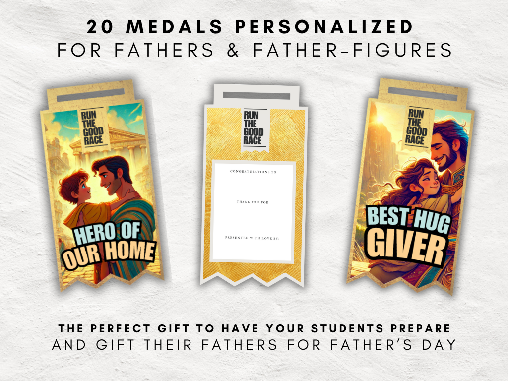 140 Unique Printable Medals for Sunday School Students, Volunteers & Parents | Bible-Inspired Awards for Ministry | Canva Template Included