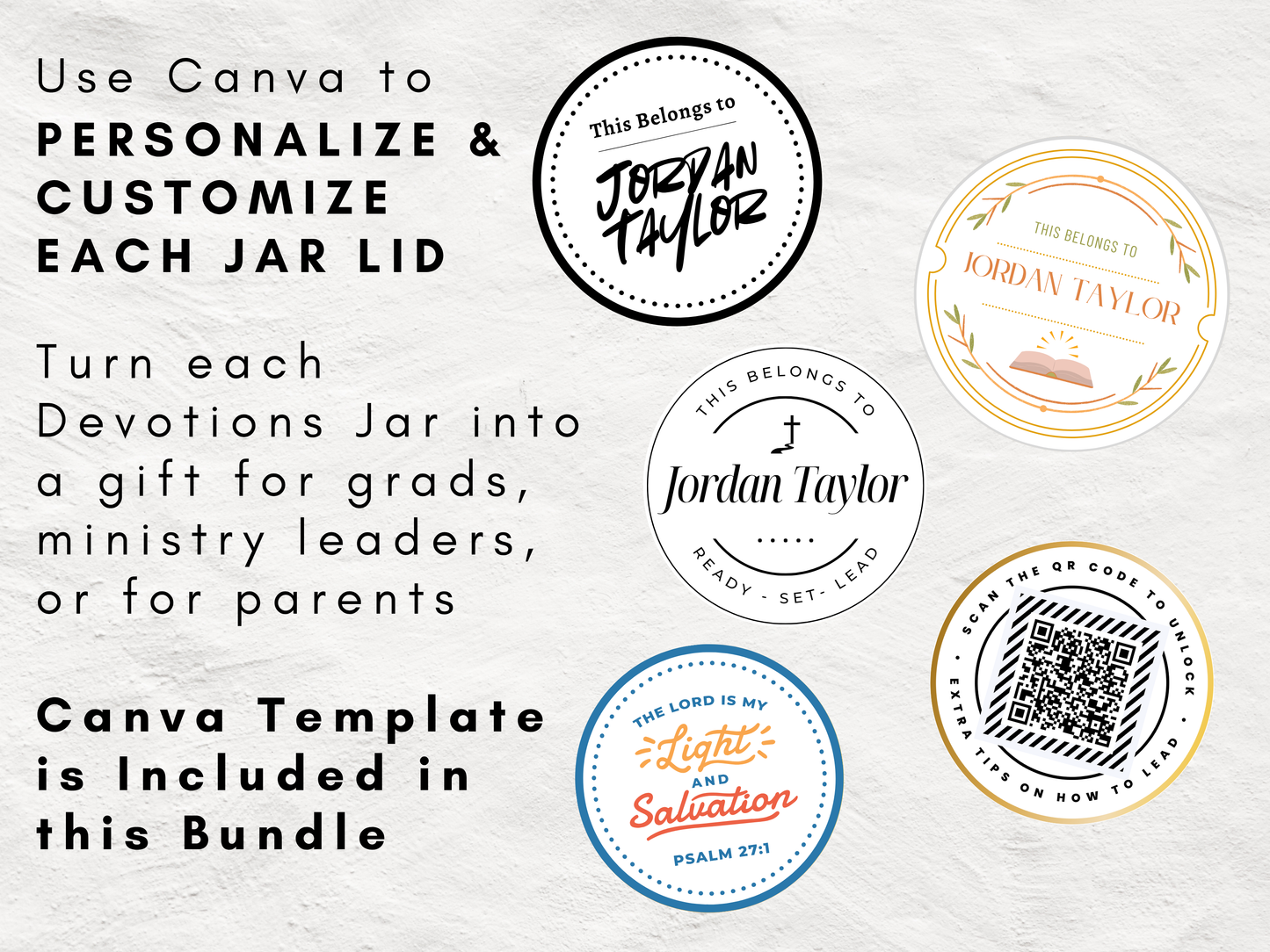 READY-SET-LEAD Devotions Jar | Christian Family & Group Devotions Toolkit | Essential Ministry Toolkit to Empower Anyone to Lead Devotions