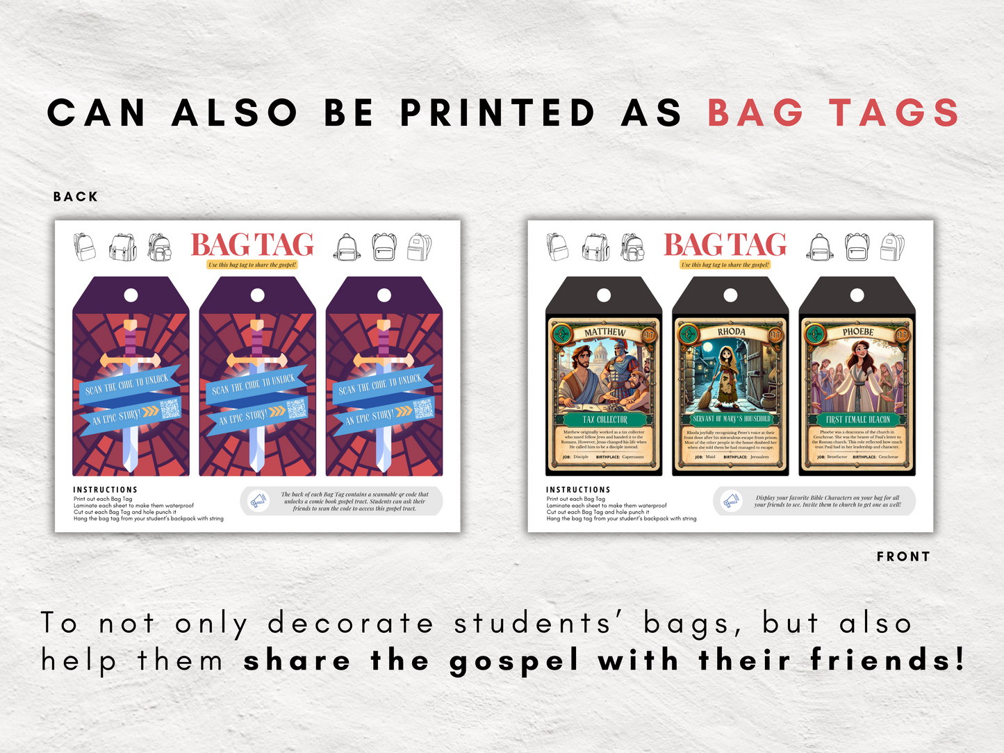 100 Printable Bible Trading Cards | Guardians of God's Word | New Testament | Christian Sunday School Reward & Collectable Game | All Ages