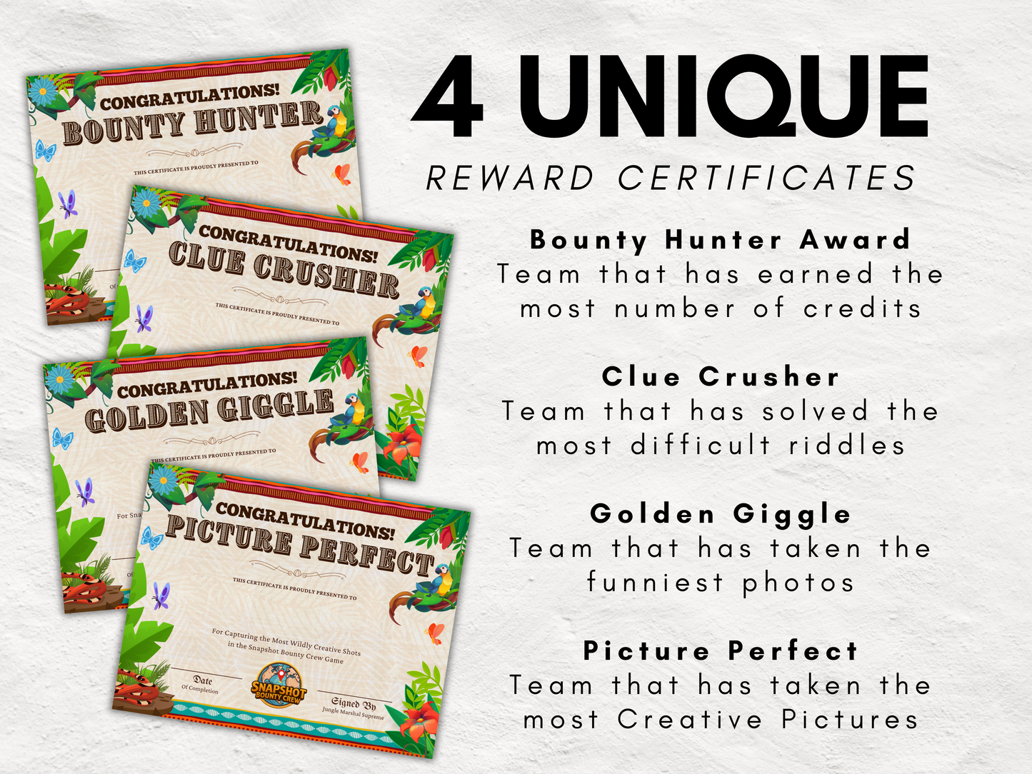 Snapshot Bounty Crew | Printable Riddle-Based Photo Scavenger Hunt Game | Indoor & Outdoor Team Icebreaker Game | All Ages Digital Download