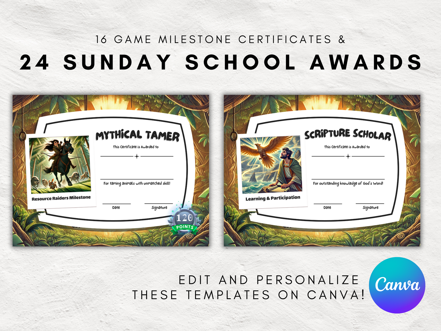 RESOURCE RAIDERS: Classroom Safari Adventure | Christian Printable Game for Kids & Teens | Sunday School Classroom Engagement Boosting Game