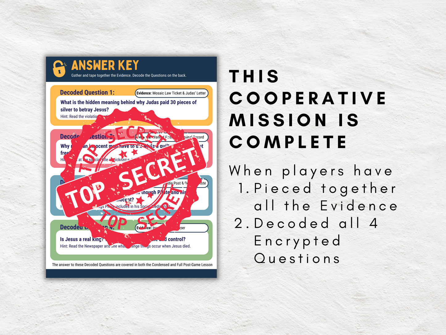 Easter Scavenger Hunt Game & Lesson for Children and Teens | Investigate the Crucifixion | Matthew 27 | Christian Game and Bible Lesson
