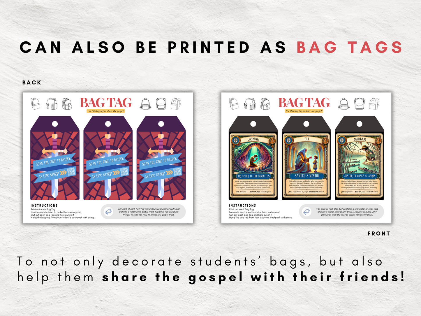 100 Printable Bible Trading Cards | Guardians of God's Word | New Testament | Christian Sunday School Reward & Collectable Game | All Ages