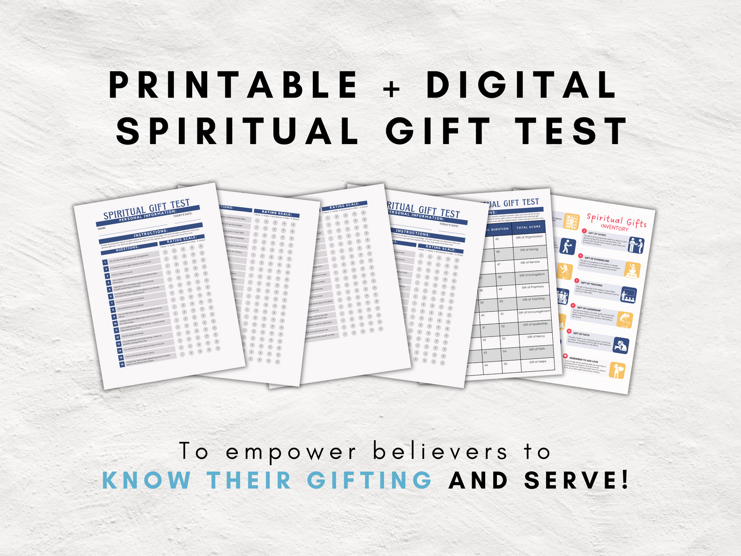 Christian Baptism and Discipleship Guide and Toolkit | Editable Certificate, Card, Invitations | Spiritual Gift Test + Baptism Planner