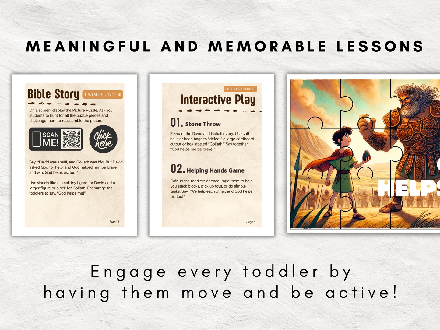 10 Toddler Sunday School Lessons Bundle | Preschool Key Faith Concepts | Printable Digital | Teaching God’s Love | Faith Based Activity