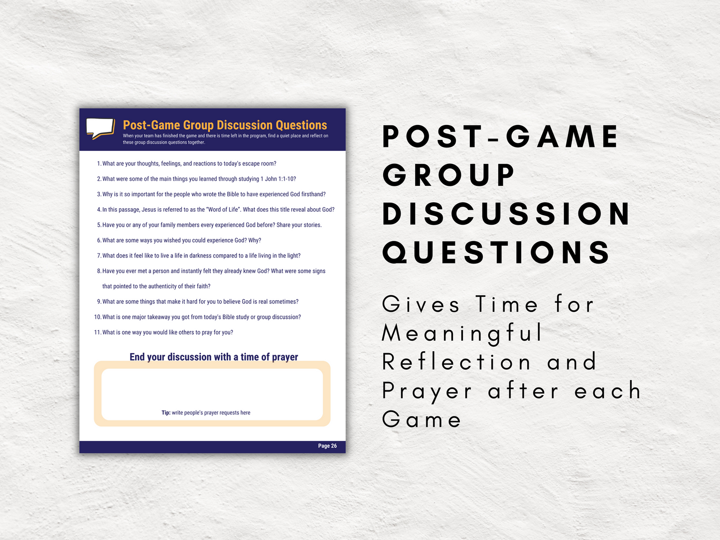 Bible Study Escape Room Game | 1 John 1 | Finding Evidence that God is Real | Church Printable Kit for Teens & Adults | Youth Group Game
