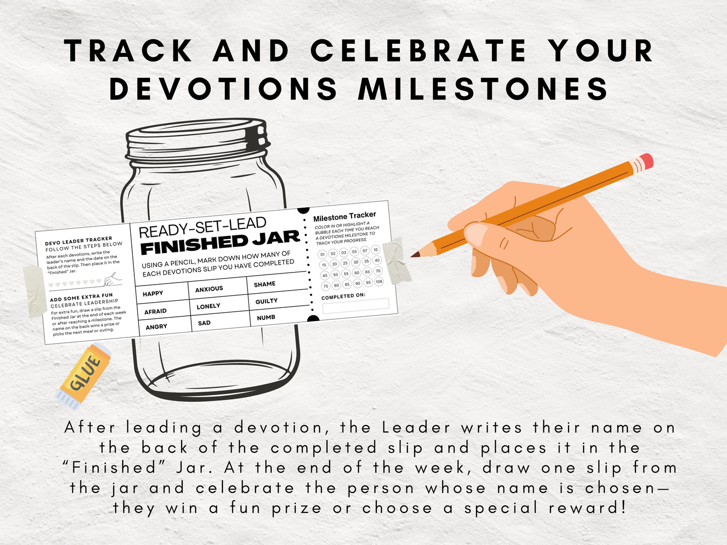 READY-SET-LEAD Devotions Jar | Christian Family & Group Devotions Toolkit | Essential Ministry Toolkit to Empower Anyone to Lead Devotions