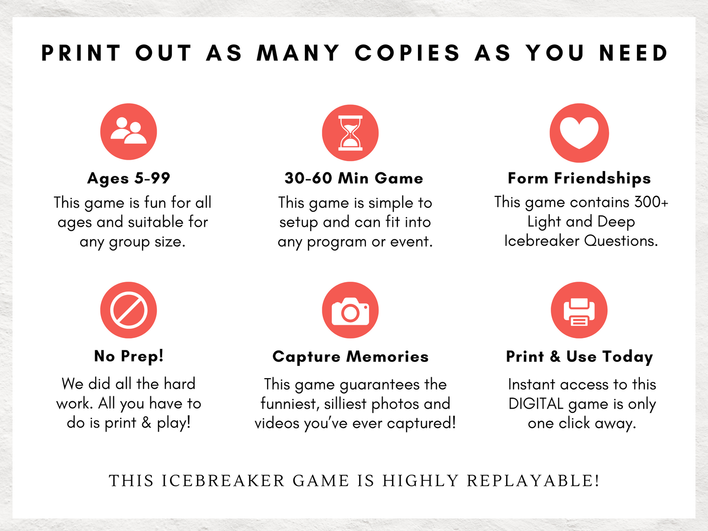 Survive the Zombie Paparazzi | The Most Viral, Silly & Memorable Icebreaker Game for All Ages | Printable Party Game | Digital Download