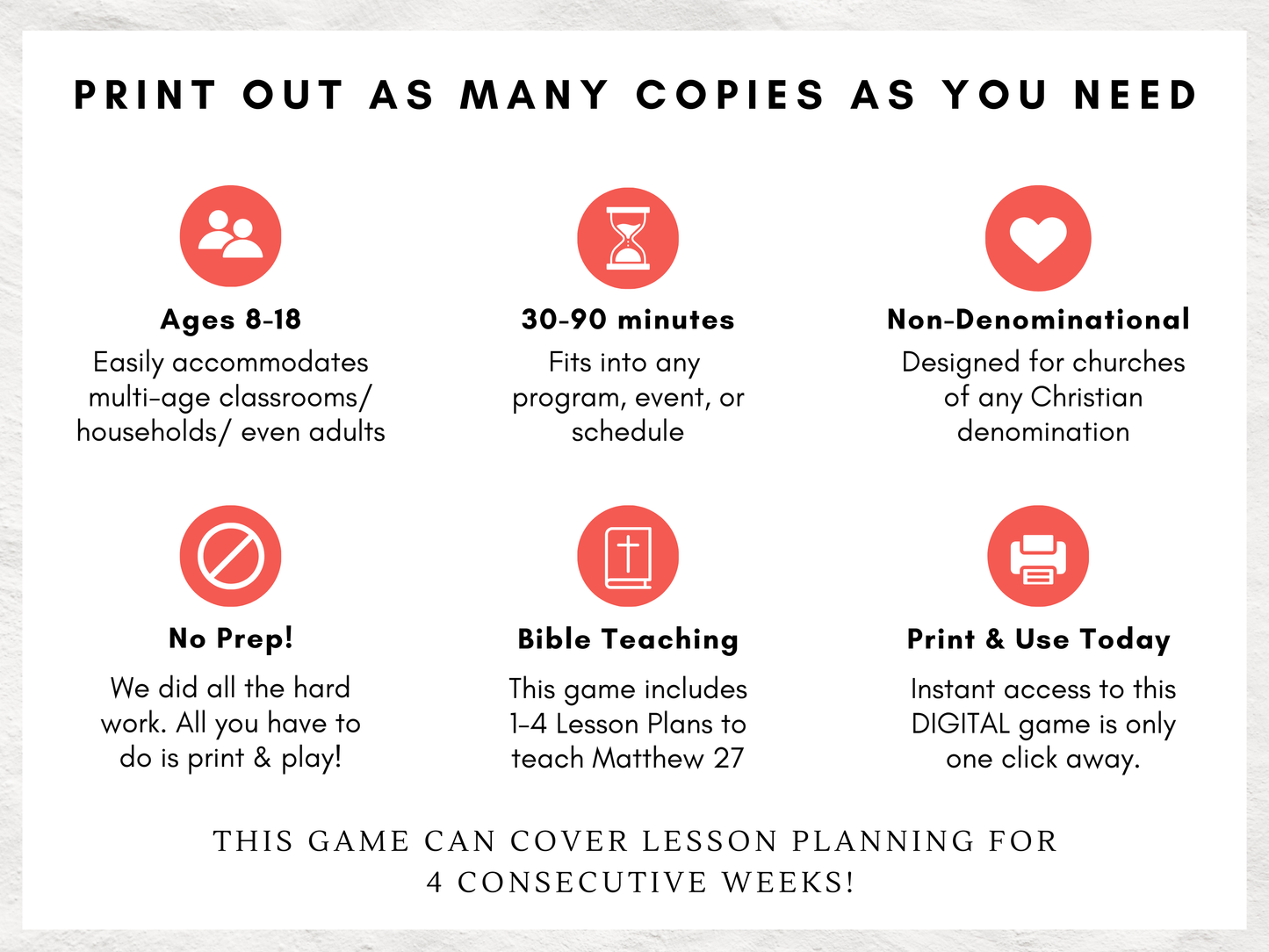 Easter Scavenger Hunt Game & Lesson for Children and Teens | Investigate the Crucifixion | Matthew 27 | Christian Game and Bible Lesson