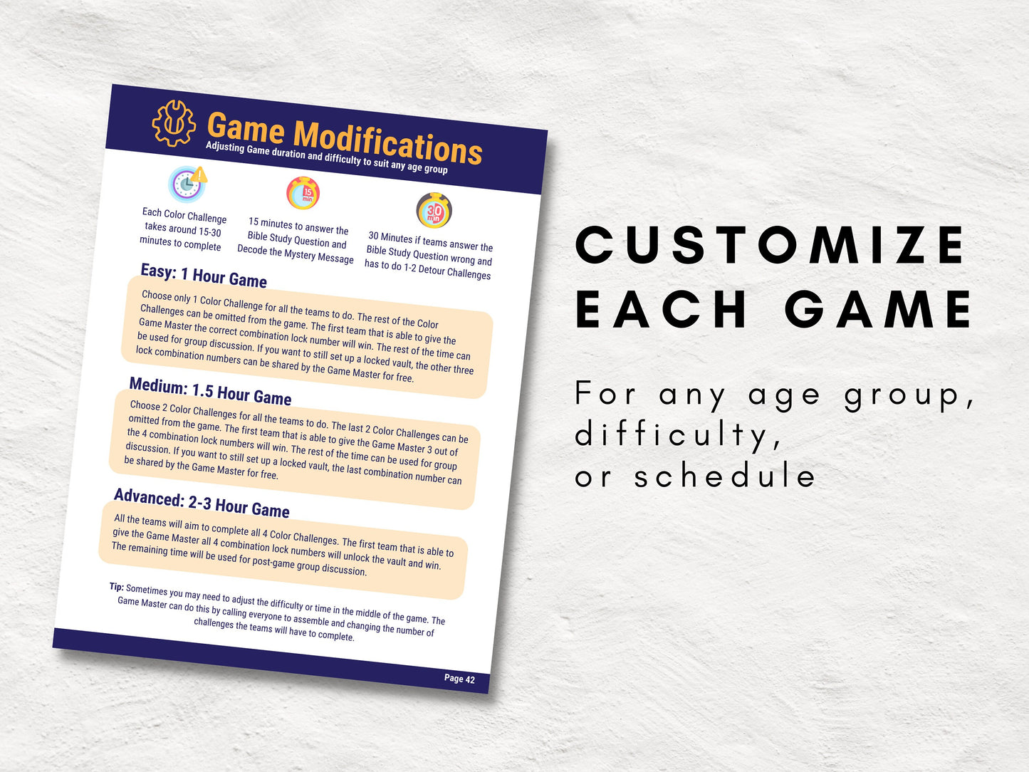 Bible Study Escape Room Game | Ephesians 5-6 | Fun Escape Room Printable Kit for Teens & Adults | Youth Group Game | Unlock the Vault