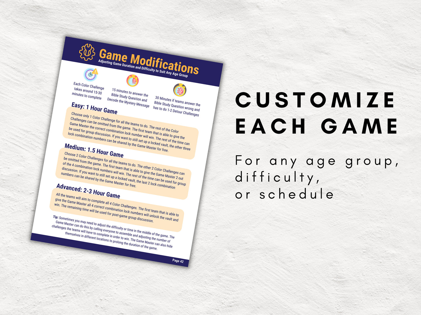 Bible Study Escape Room Game | Philippians 3-4 | Fun Escape Room Printable Kit for Teens & Adults | Youth Group Game | Unlock the Vault