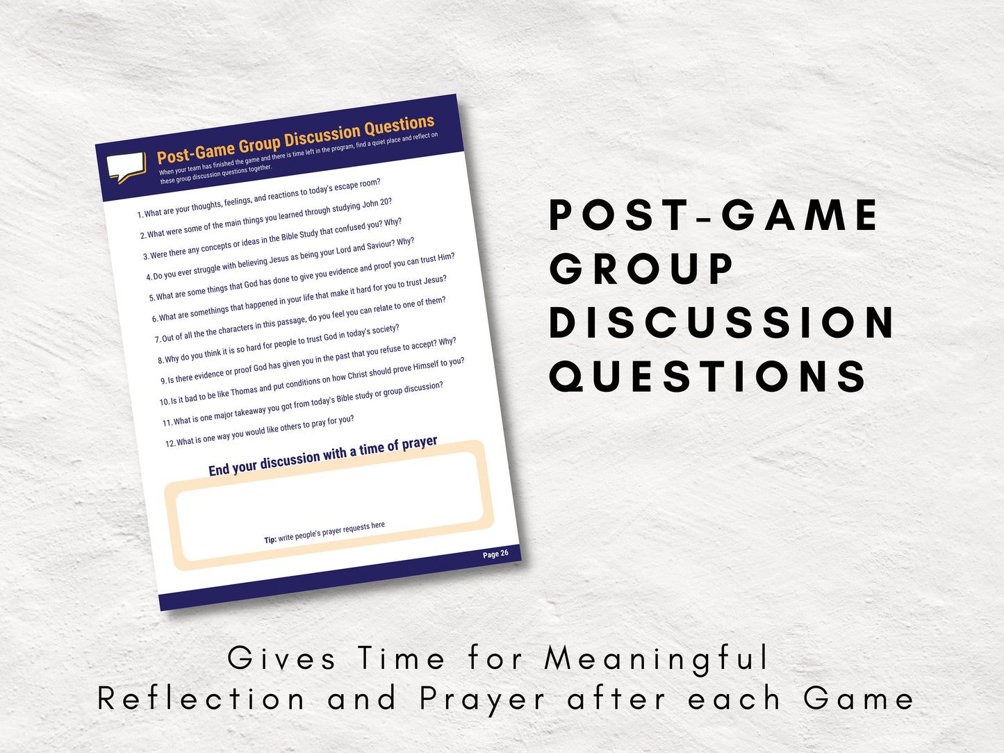 Bible Study Escape Room Game | John 20 | Resurrection | Easter Escape Room Printable Kit for Teens & Adults | Youth Group Game