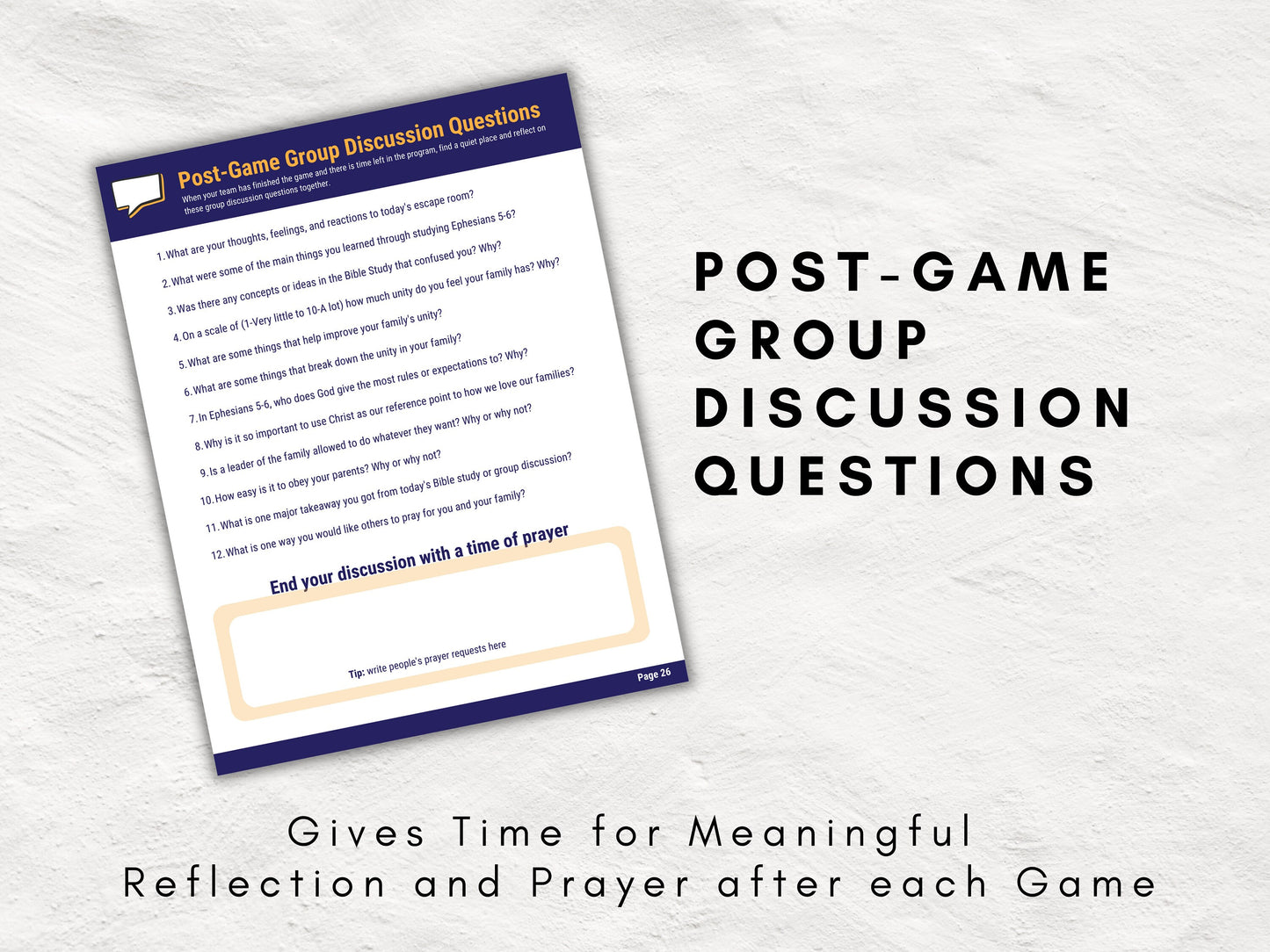 Bible Study Escape Room Game | Ephesians 5-6 | Fun Escape Room Printable Kit for Teens & Adults | Youth Group Game | Unlock the Vault
