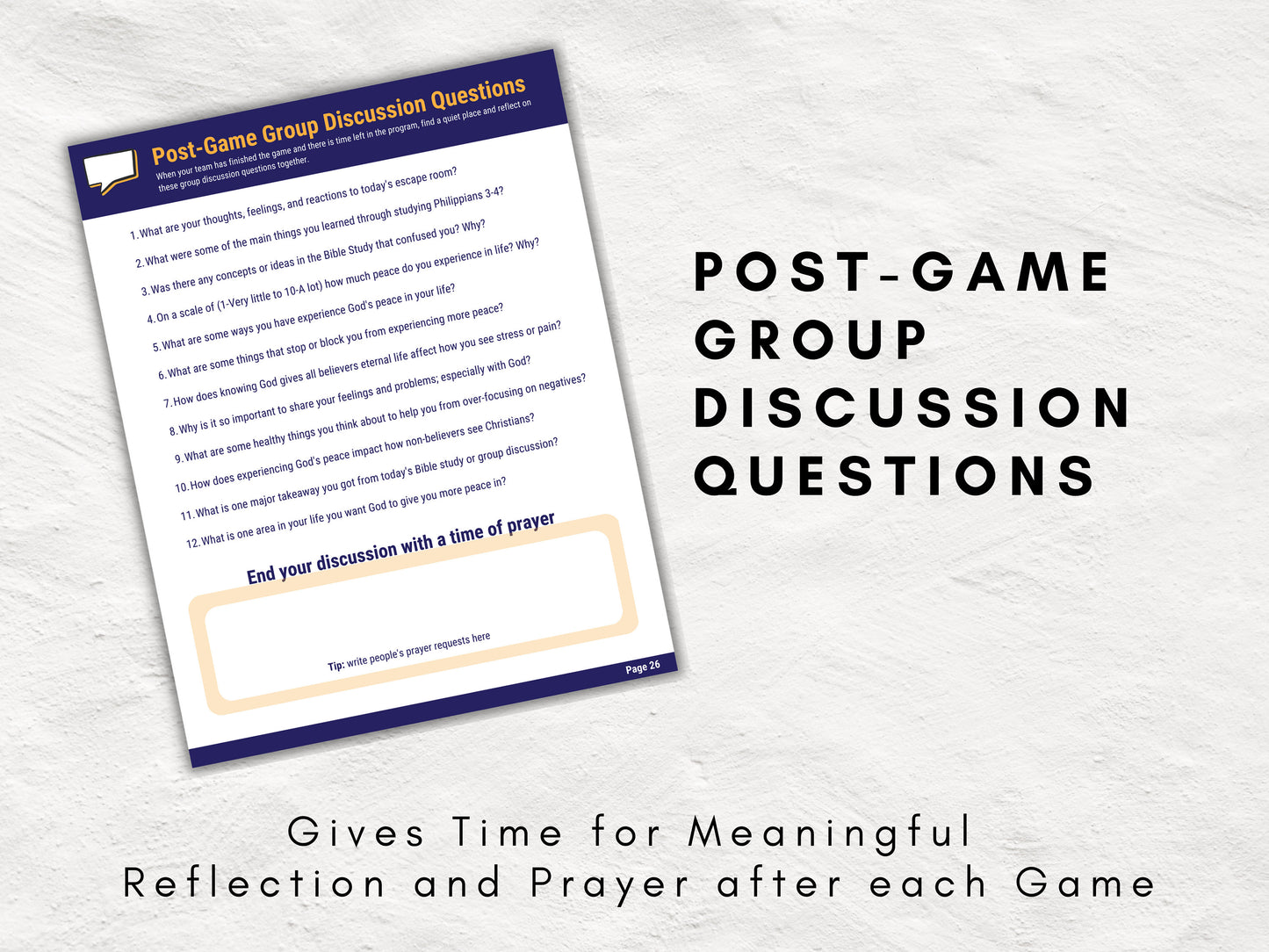 Bible Study Escape Room Game | Philippians 3-4 | Fun Escape Room Printable Kit for Teens & Adults | Youth Group Game | Unlock the Vault