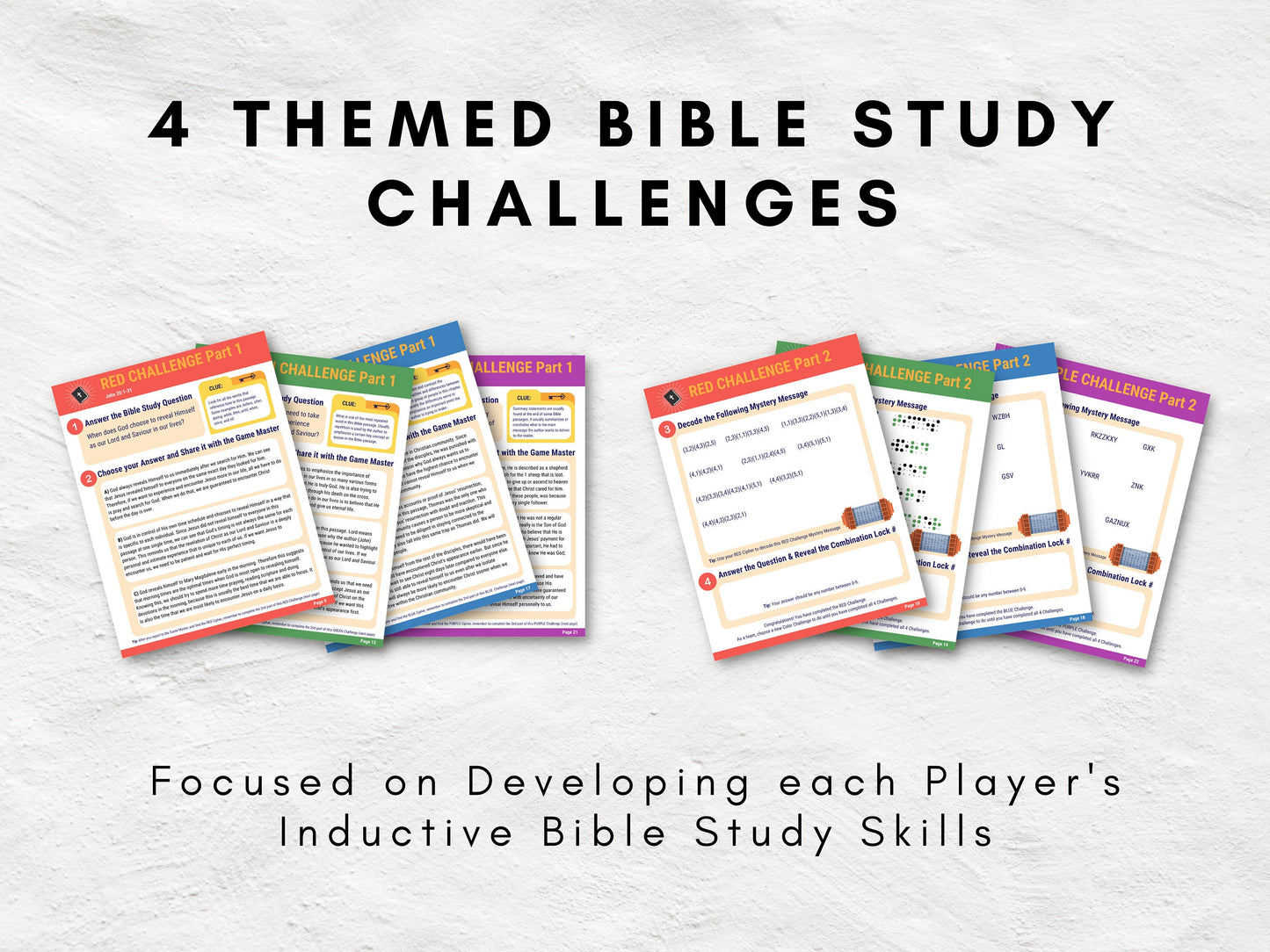 Bible Study Escape Room Game | John 20 | Resurrection | Easter Escape Room Printable Kit for Teens & Adults | Youth Group Game
