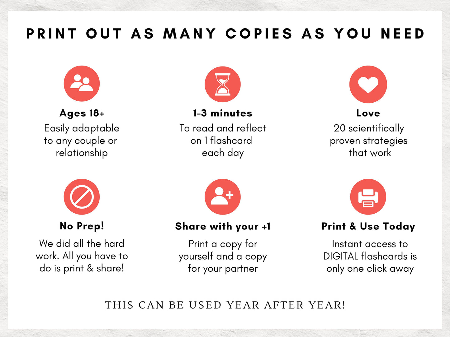 Couples Therapy Flashcards, Relationship Rehab Printable, Marriage Advice Digital Download, Couples Counseling Cards, INSTANT DOWNLOAD