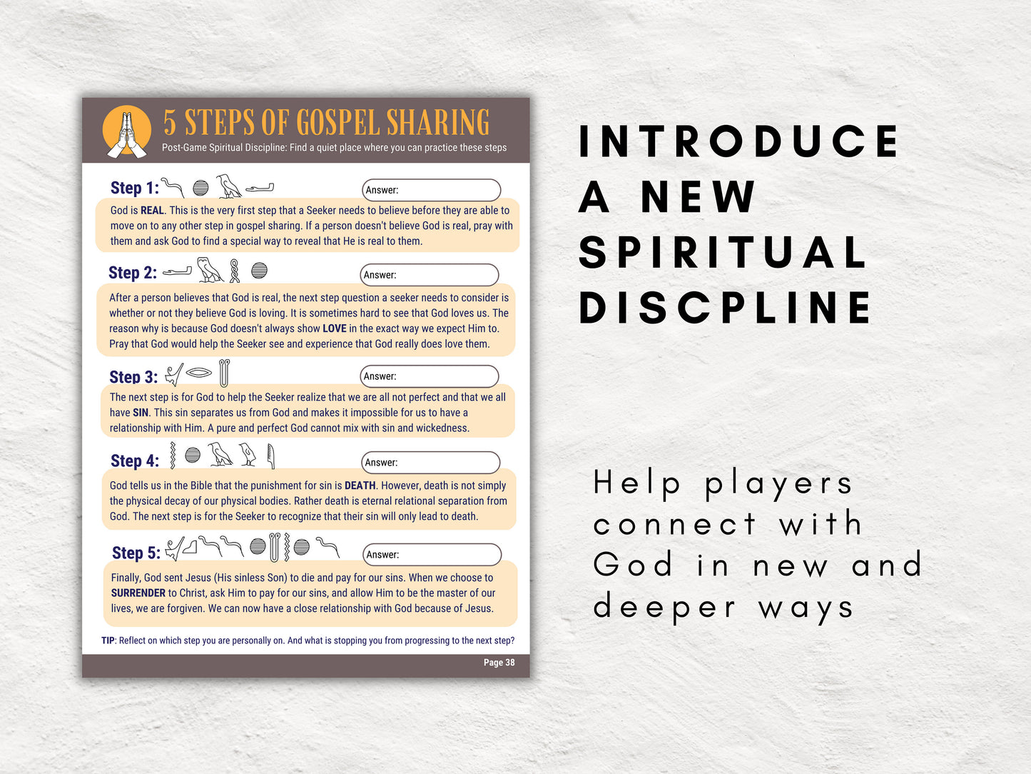 Temple Run | Scavenger Hunt Kit | Gospel of Salvation Tract | Church and Youth Ministry Game | Evangelism | Church Gospel Tract | Printable