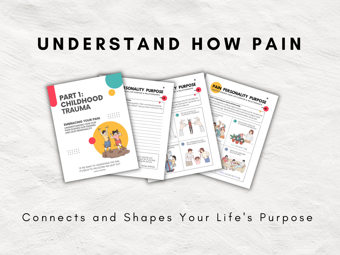Life Purpose Workbook - Find Your Passion | Discover your Personality | Improve Your Relationships with God & Others | Printable PDF
