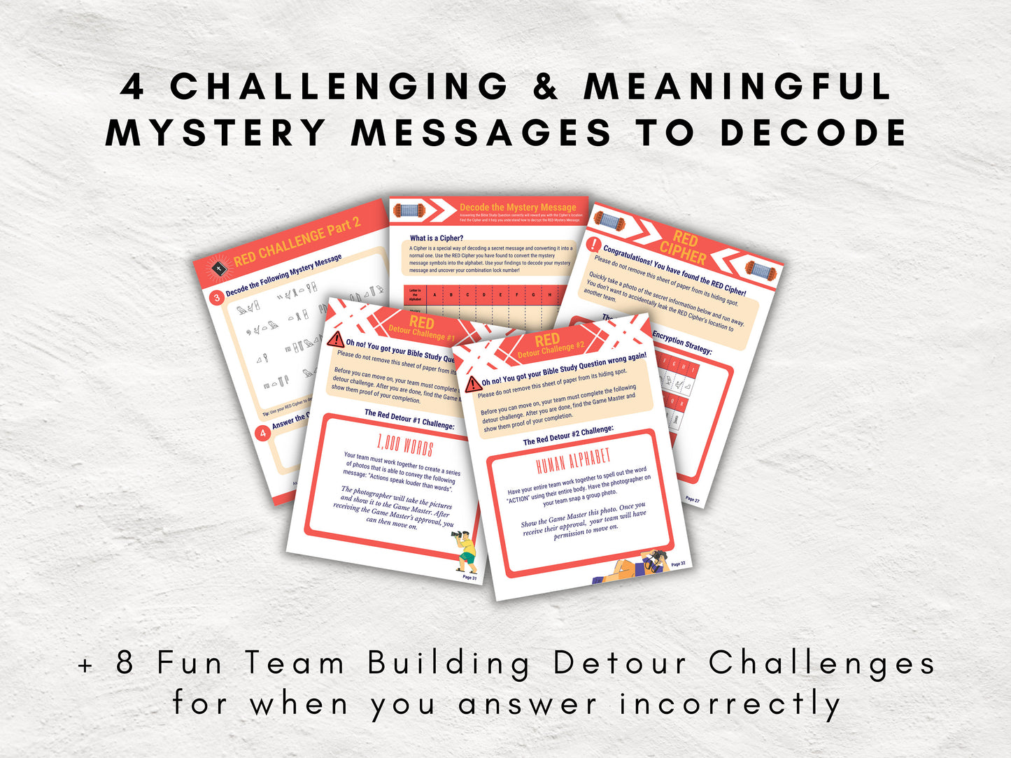 Bible Study Escape Room Game | Mother's Day | Proverbs 31 | Escape Room Printable Kit for Teens & Adults | Youth Group Game | Church Game