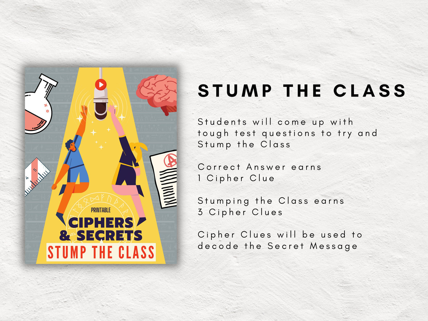 Classroom Discussion Games Bundle | Elementary, Middle, and High School Games to Boost Engagement and Learning | DIY Printable Escape Room