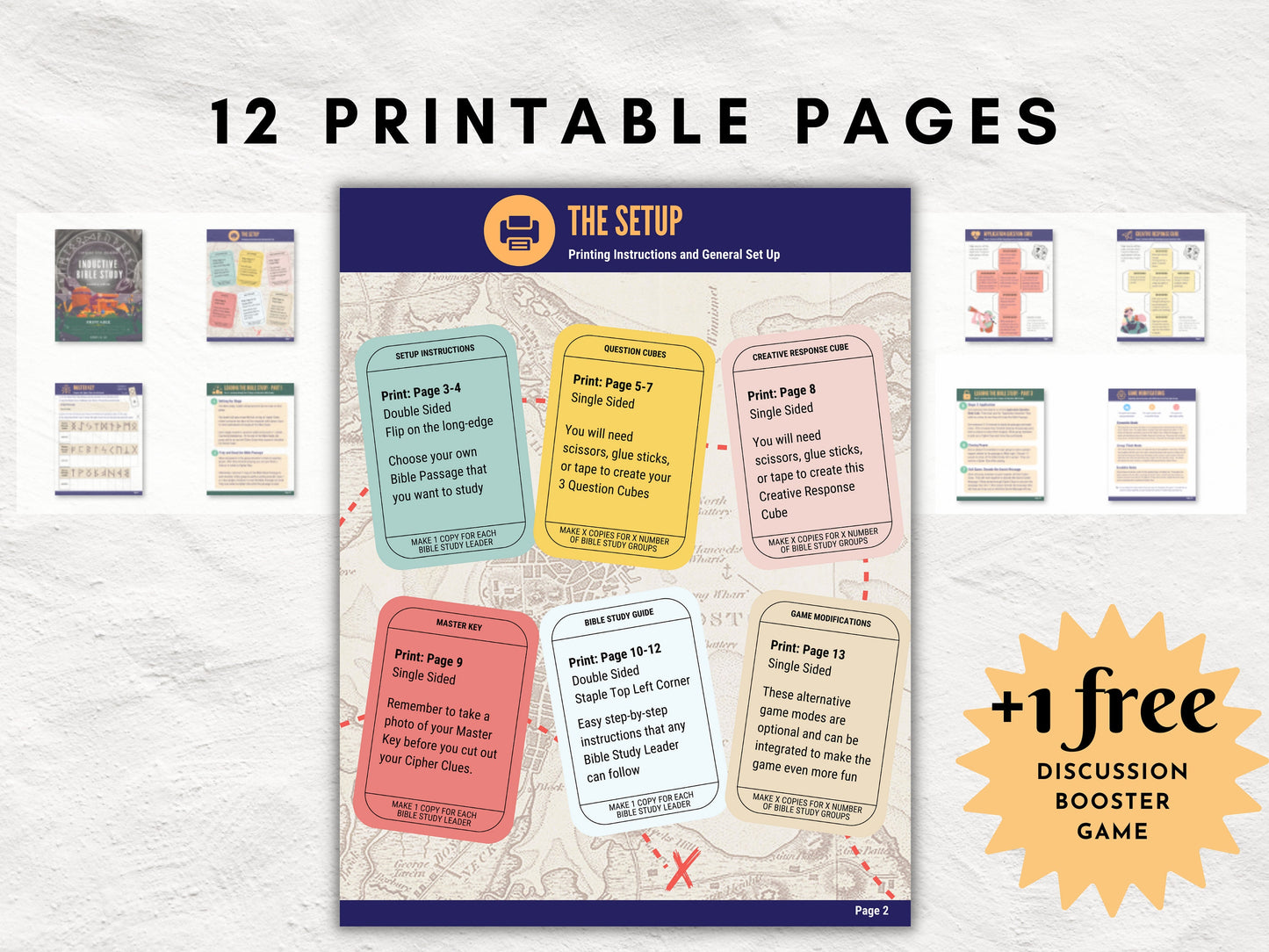 The Essentials Inductive Bible Study Toolkit | Bible Study Guide & Game | Ciphers and Secrets Church Game | Youth Ministry Bible Bundle