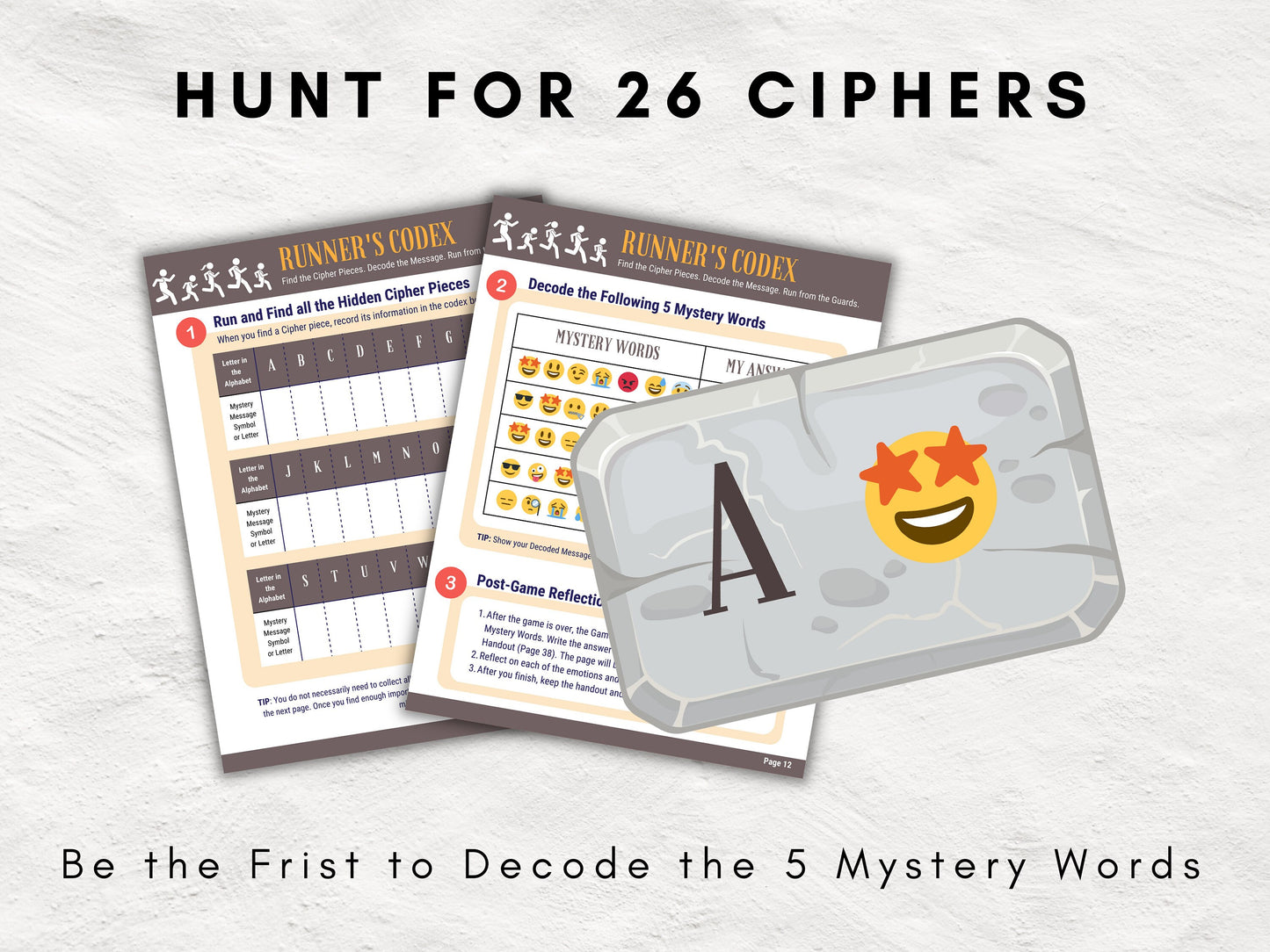 Enchanted Emotion Explorers | Interactive Scavenger Hunt Kit | Fun and Educational Game for Children and Families | Decode your Emotions
