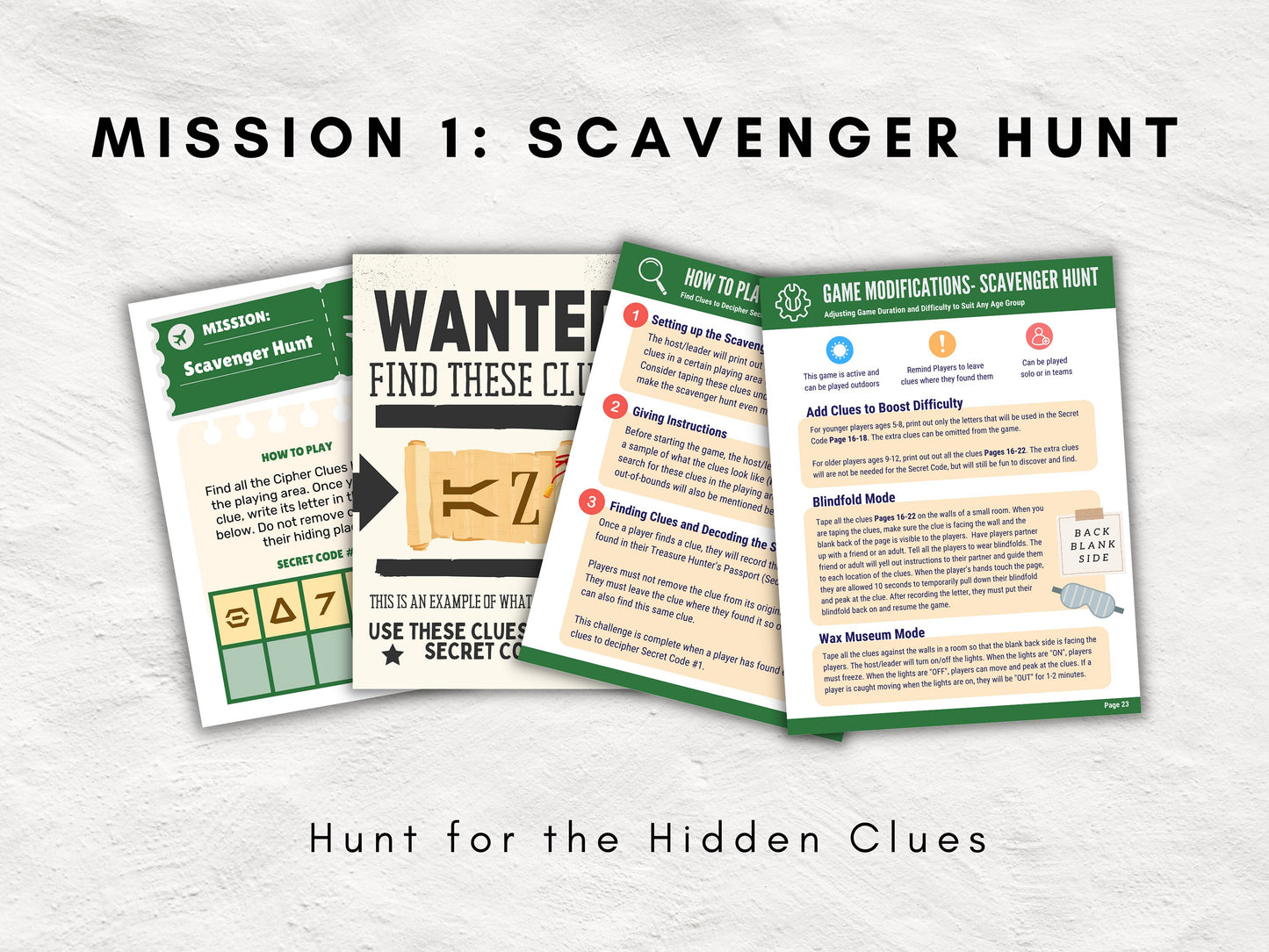 Epic Birthday Quest - DIY Printable Treasure Hunt Game for Kids | Secret Code and Puzzle Game | Children's Birthday Party Escape Room Kit