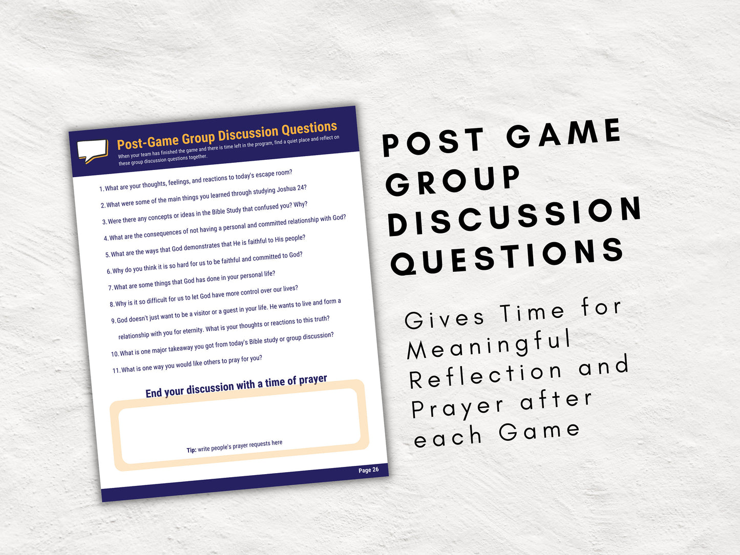 KJV Bible Study Escape Room Quest | Joshua 24 | Interactive Bible Study Escape Room Game | Engaging Printable Kit for Teens & Adults