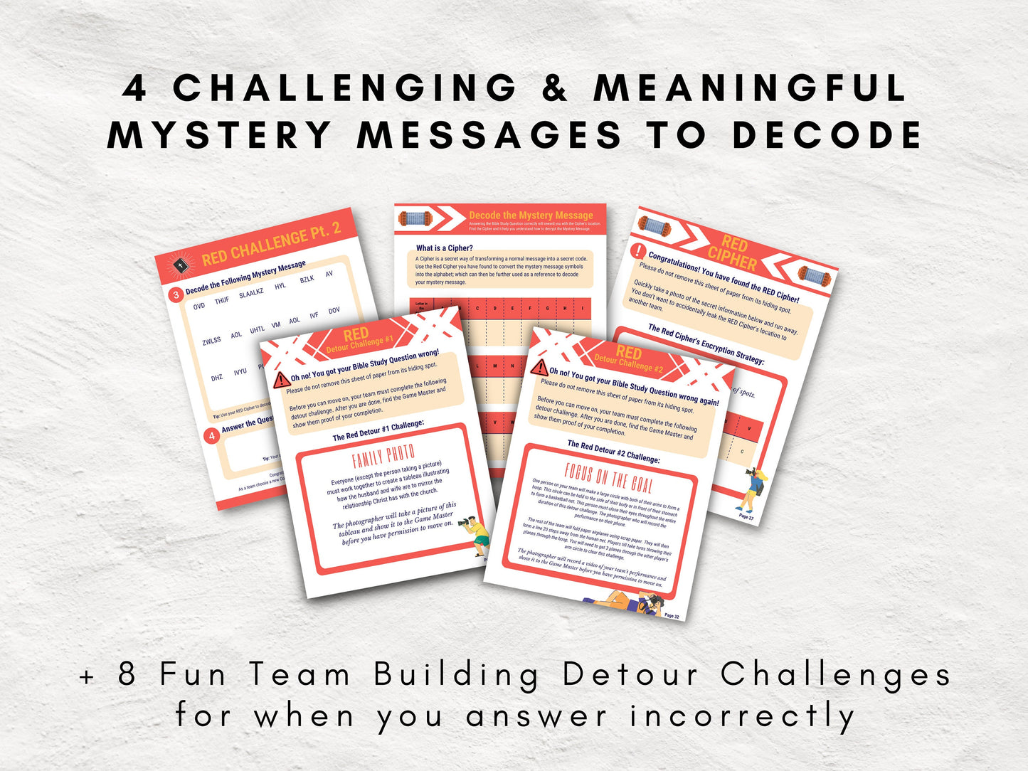 Finding the Key to Family Unity | Ephesians Bible Study Escape Room | KJV | Fun Escape Room Kit for Teens & Adults | Unlock the Vault