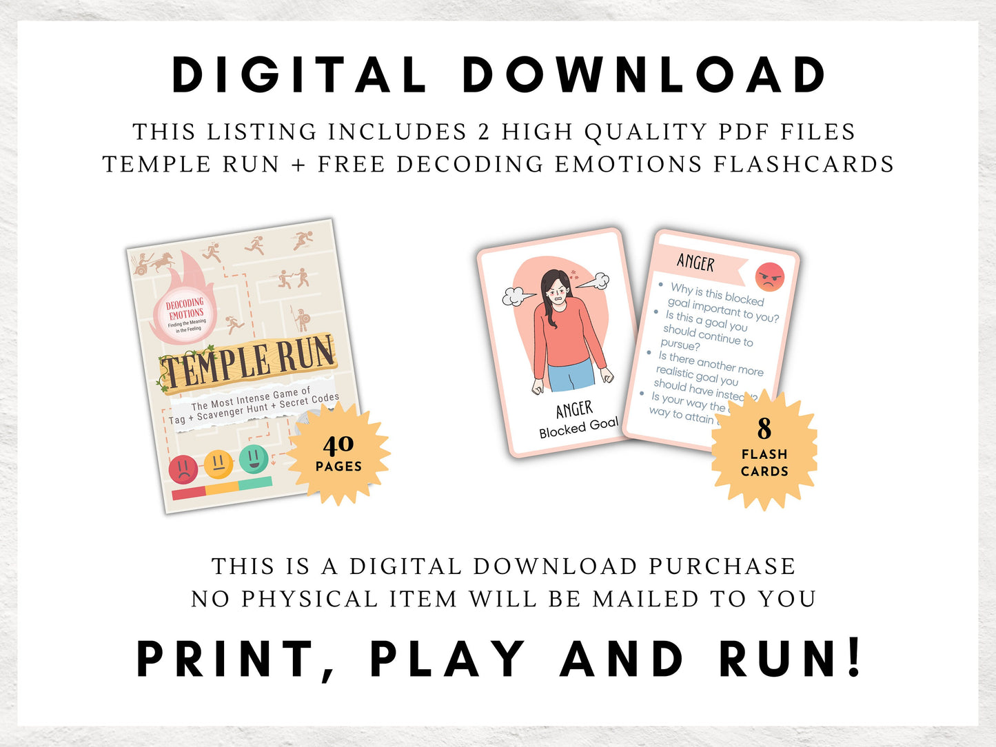 Enchanted Emotion Explorers | Interactive Scavenger Hunt Kit | Fun and Educational Game for Children and Families | Decode your Emotions