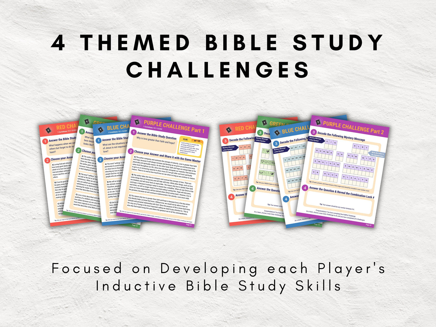 Rediscover Real Love | Fun Bible Study Escape Room Game for Teens & Adults | 1 Corinthians 13 | Unlock the Vault | Journey into God's Word