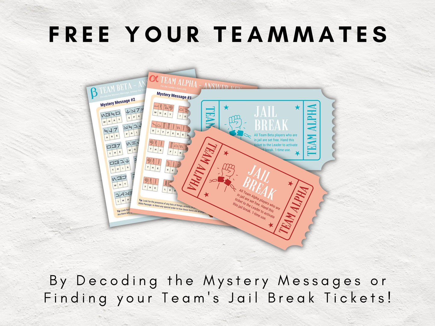 Capture the Flag Bible Study Game | Unlock the Lessons within the Lord's Prayer | Fun & Interactive Game for Christian Youth Fellowship