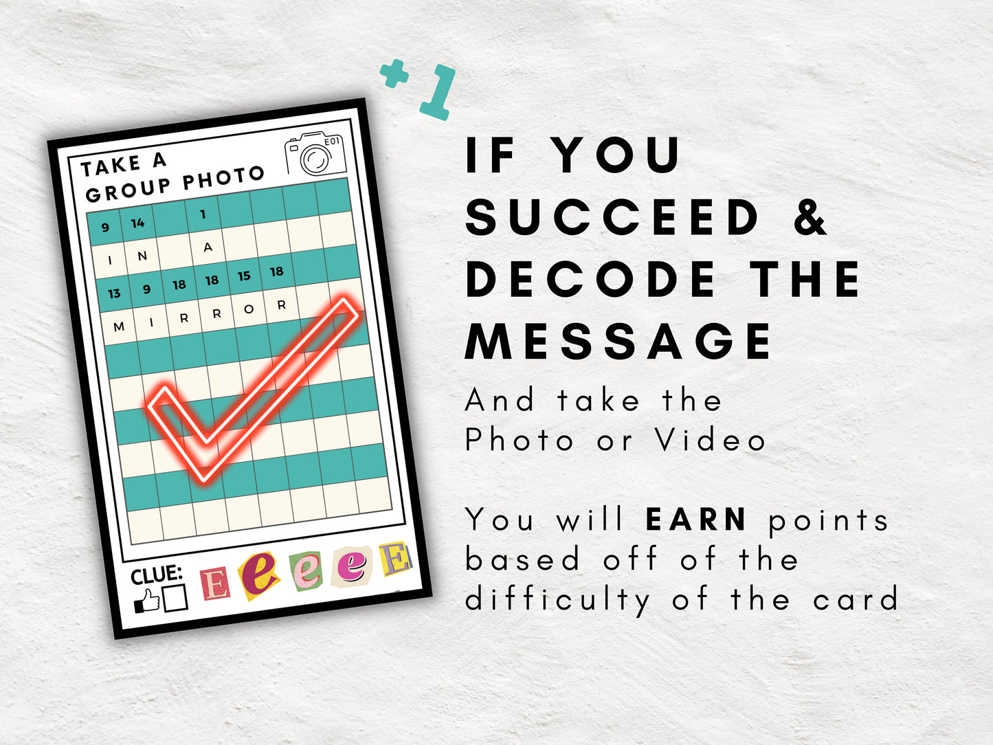 Snap Judgement - Epic Photo Scavenger Hunt | Ultimate Team Building Game for Children, Teens, and Adults | 120 Secret Code Based Challenges
