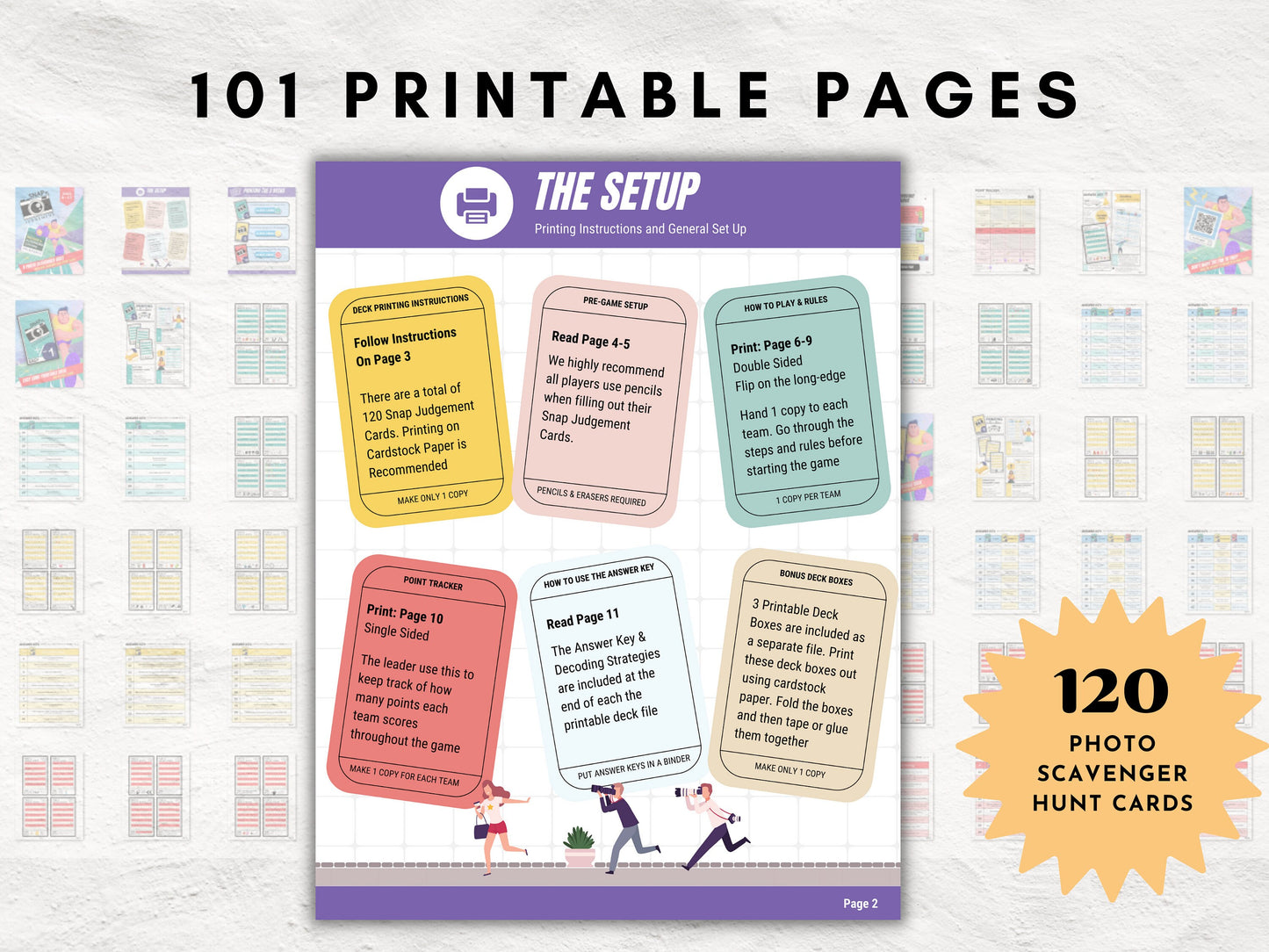 Snap Judgement - Epic Photo Scavenger Hunt | Ultimate Team Building Game for Children, Teens, and Adults | 120 Secret Code Based Challenges