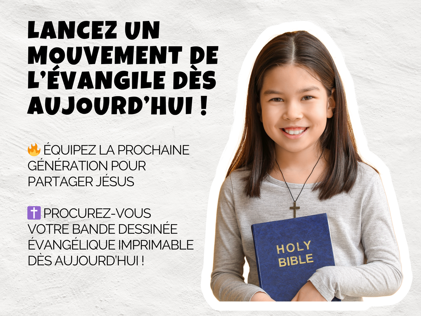 Traité BD Évangile à imprimer. Menez les enfants à Christ avec assurance. Outil d’évangélisation fun et téléchargeable pour tout âge.