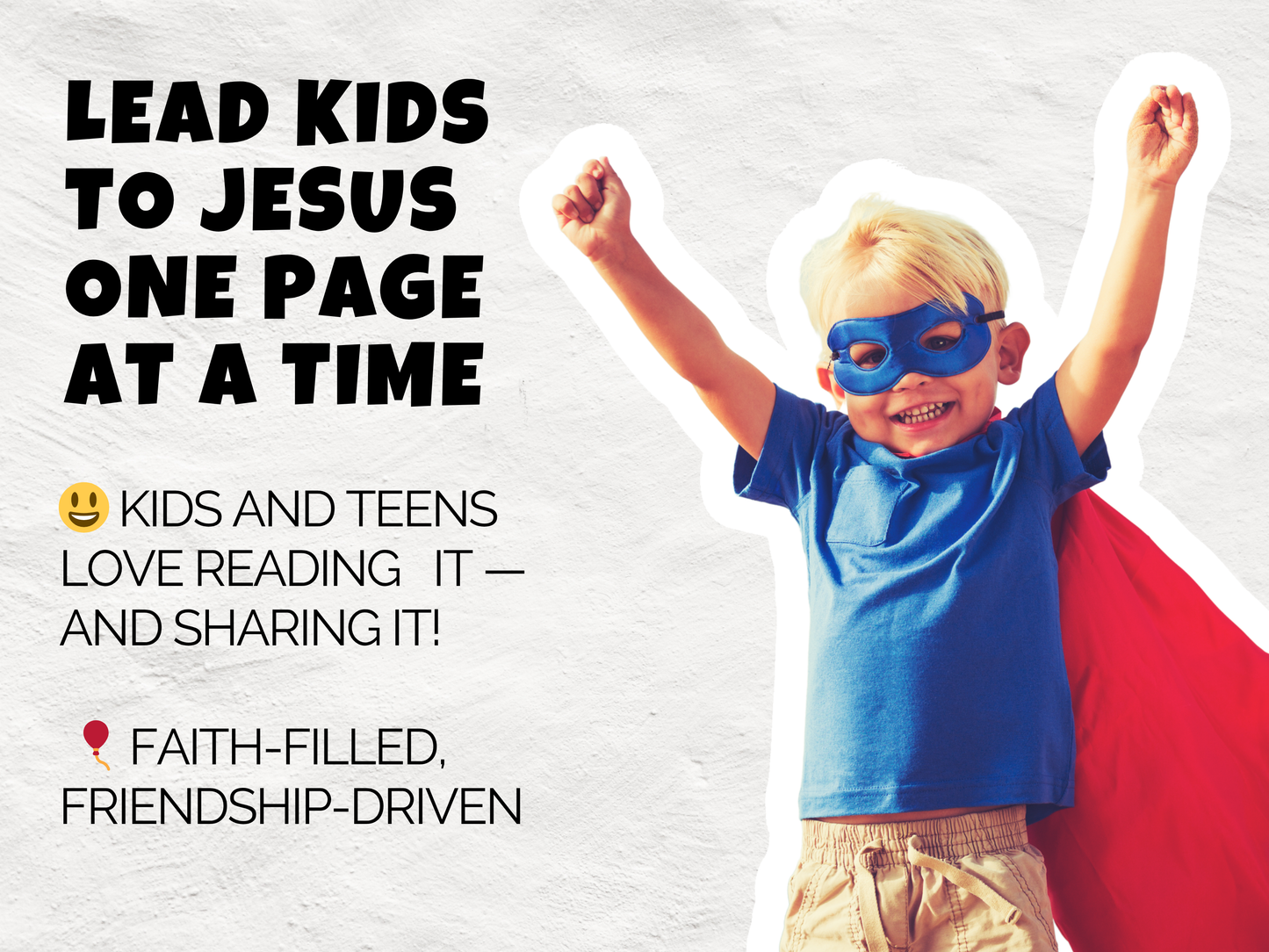 Printable Christian Comic Book Gospel Tract for Kids & Teens | Salvation Plan | Letter + Booklet Format | Heart and Hyssop